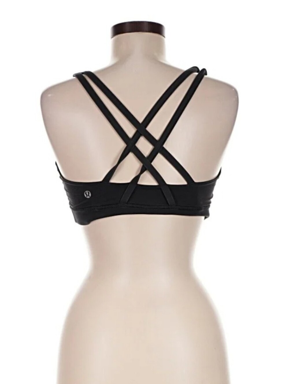 lululemon athletica Black Crisscross Back Sports Bra